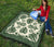 Hawaiian Kalo Coconut Pattern Premium Quilt - Green - Argu Style - AH - Polynesian Pride
