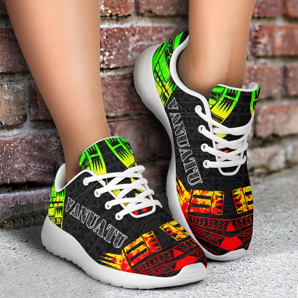 Vanuatu Sport Sneakers - Polynesian Tattoo Reggae - Polynesian Pride