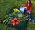 Hawaii Polynesian Premium Quilt - Green Turtle Hibiscus - Polynesian Pride
