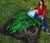 Pohnpei Polynesian Premium Quilt - Polynesian Green Turtle - Polynesian Pride