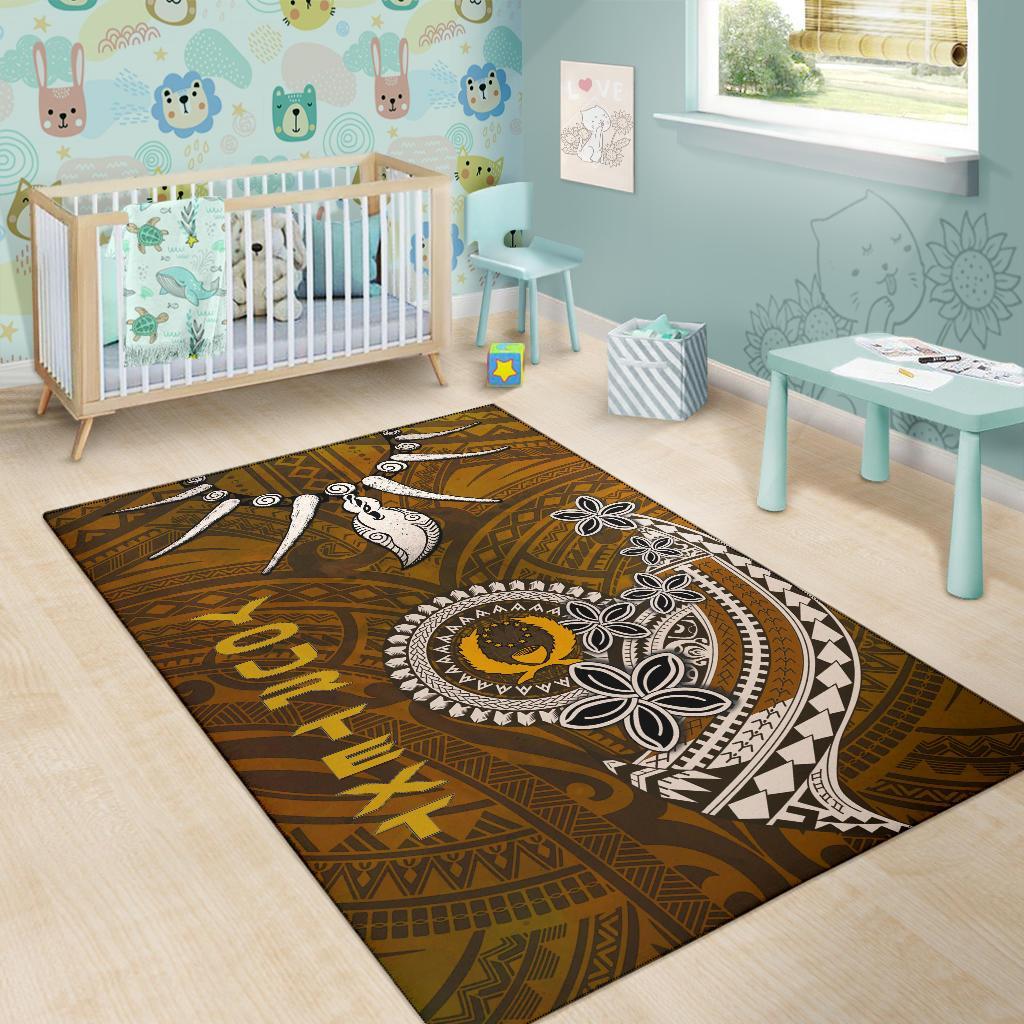 Pohnpei Custom Personalised Area Rugs - Polynesian Boar Tusk - Polynesian Pride