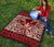 Hawaii Luxury Premium Quilt Red - Kanaka Maoli Turtle Polynesian Tattoo Pattern - Polynesian Pride