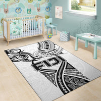 Fiji Rugby Area Rug Polynesian Waves Style - Polynesian Pride