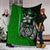 Pohnpei Micronesia Premium Blanket Green - Turtle With Hook - Polynesian Pride