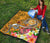 Tahiti Premium Quilt - Turtle Plumeria (Gold) - Polynesian Pride