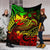 Polynesian Wallis and Futuna Premium Blanket - Reggae Shark Polynesian Tattoo - Polynesian Pride