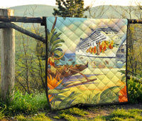 Vintage Hawaii Premium Quilt - Polynesian Pride