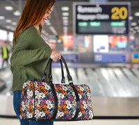 Hawaii Seamless Exotic Pattern With Tropical Leaves Flowers Hawaii Travel Bag - Polynesian Pride