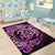 Hawaiian Map Turtle Polynesian Circle Rug AH - Polynesian Pride