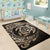 Hawaiian Map Turtle Polynesian Circle Rug AH - Polynesian Pride