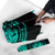 Seal Of Hawaii Umbrella Turquoise - Circle Style - Polynesian Pride
