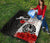 Tahiti Polynesian Custom Personalised Premium Quilt - Coat Of Arm With Hibiscus White - Polynesian Pride