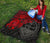 Guam Polynesian Premium Quilt - Guam Coat Of Arms & Red Turtle Hibiscus - Polynesian Pride