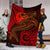 Pohnpei Premium Blanket - Red Shark Polynesian Tattoo - Polynesian Pride