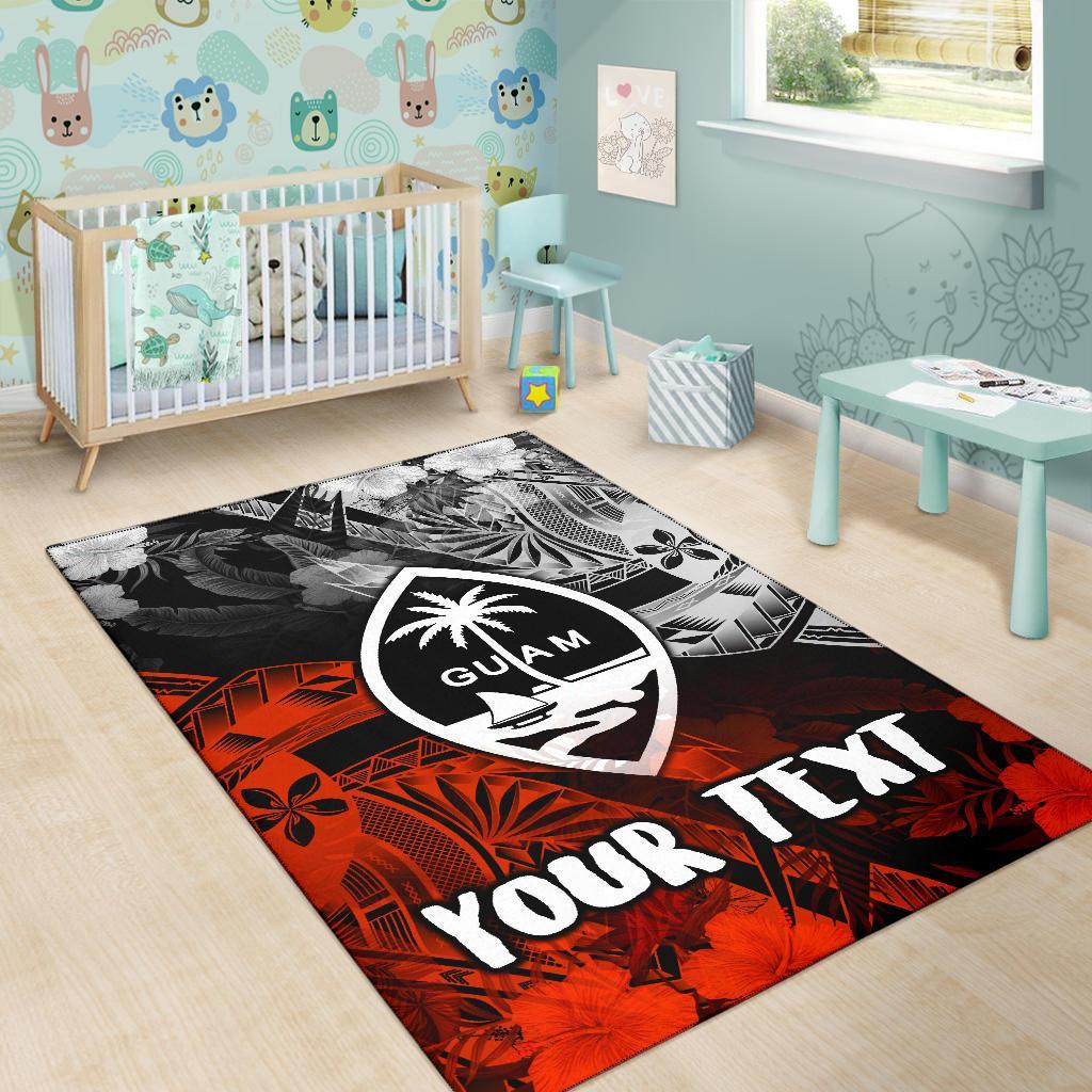 Guam Polynesian Personalised Area Rug - Vintage Polynesian - Polynesian Pride