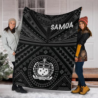Samoa Premium Blanket - Samoa Seal In Polynesian Tattoo Style - Polynesian Pride