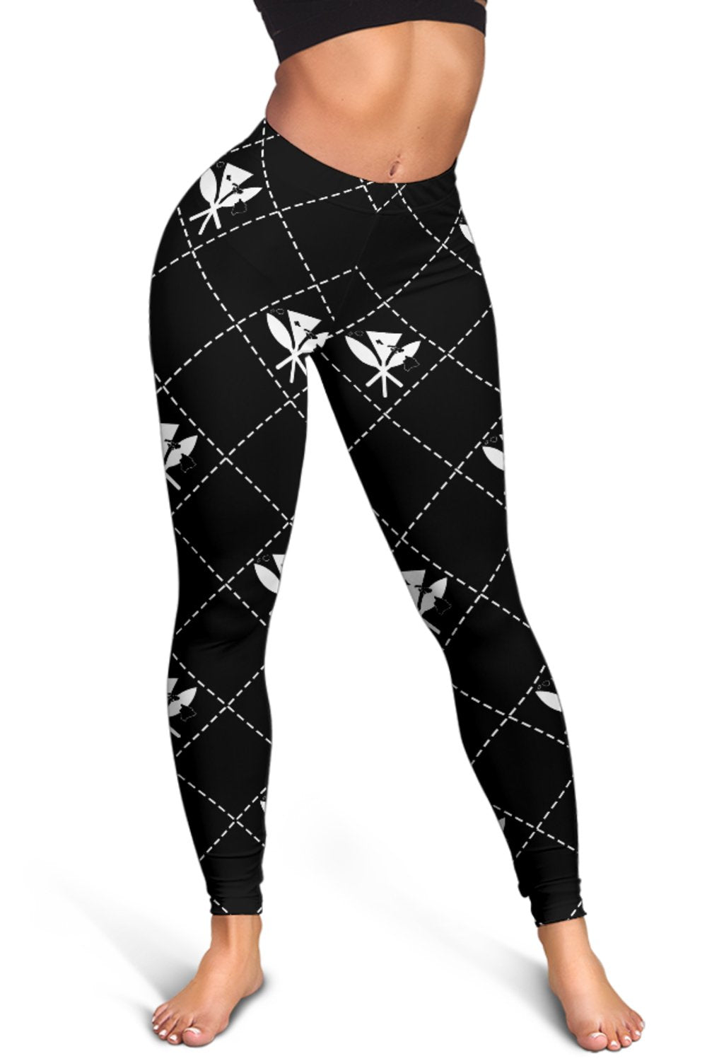 Kanaka Maoli Women's Leggings Regal AH - Polynesian Pride