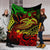 Hawaii Polynesian Premium Blanket - Kanaka Maoli Reggae Shark Polynesian Tattoo - Polynesian Pride