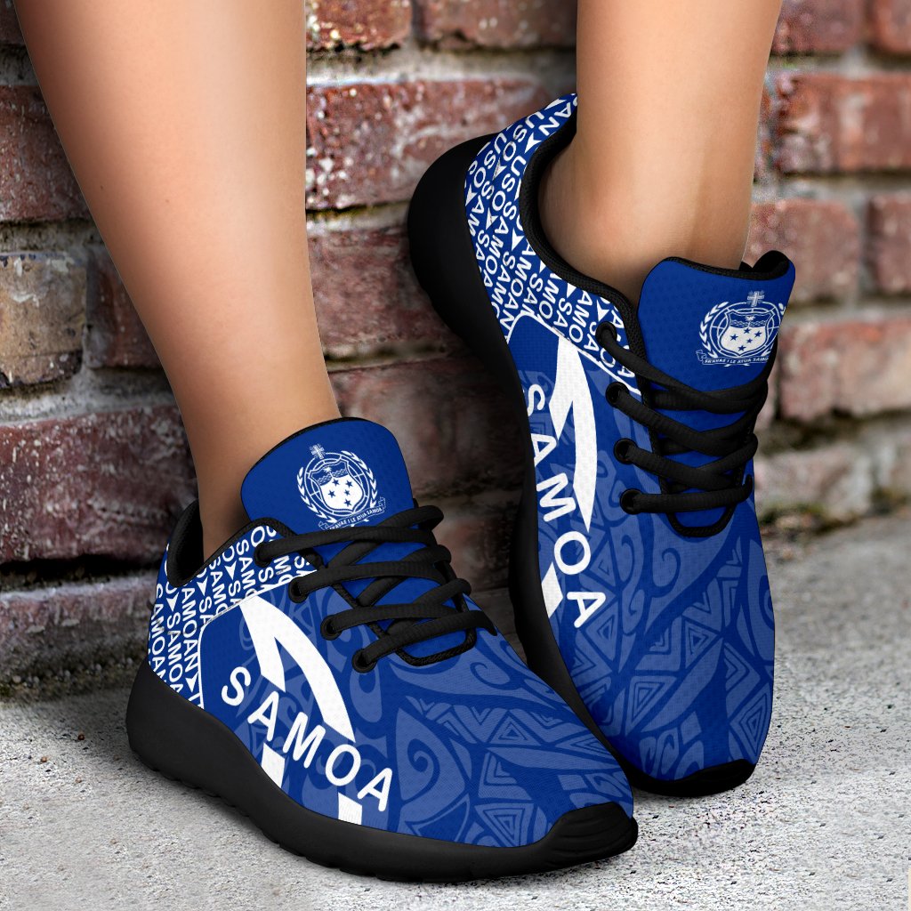 Samoa Sporty Sneakers - Transit Blue Style - Polynesian Pride