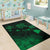 Hawaii Turtle Hibiscus Map Polynesian Area Rug AH - Polynesian Pride