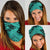 Polynesian Tattoo Turquoise Unisex Bandana - Polynesian Pride