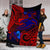 Samoa Premium Blanket - Blue Shark Polynesian Tattoo - Polynesian Pride