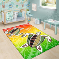 Hawaii Turtle Kanaka Maoli Rug - Polynesian Pride