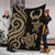 Pohnpei Micronesian Premium Blanket - Gold Tentacle Turtle - Polynesian Pride