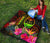 Guam Polynesian Premium Quilt - Hibiscus and Banana Leaves - Polynesian Pride