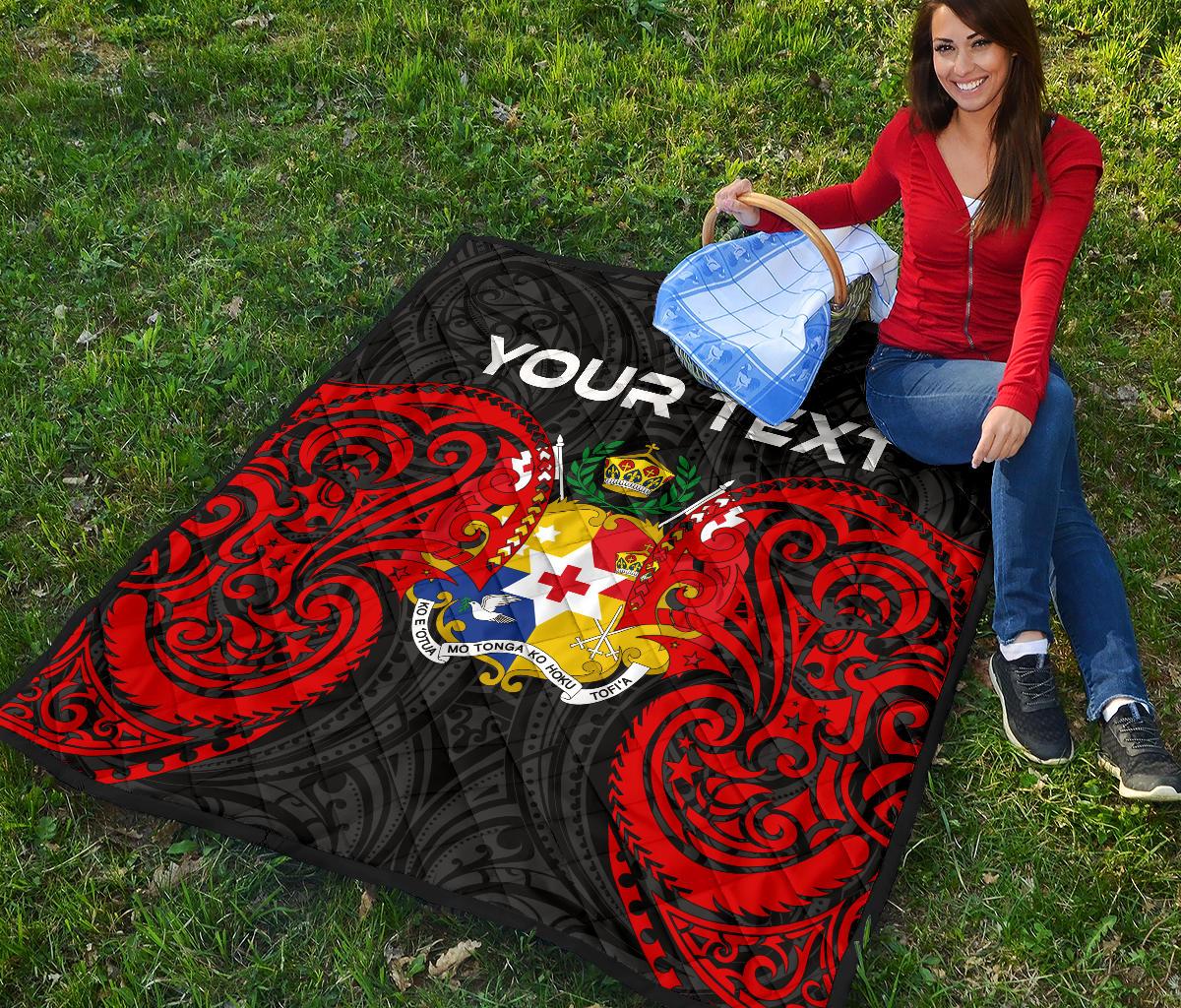Tonga Polynesian Custom Personalised Premium Quilt - Tongan Spirit - Polynesian Pride