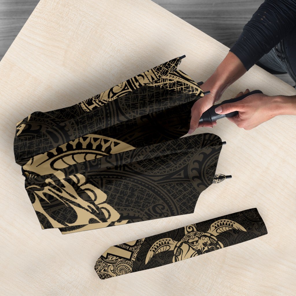 Tonga Umbrella Turtle Mermaid Polynesian Pattern - Polynesian Pride