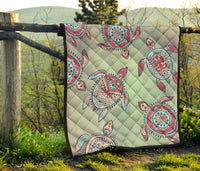 Turtle Color Premium Quilt - Polynesian Pride