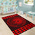 Kakau Seal Of Hawaii Polynesian - Red Rug - Polynesian Pride
