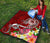 FSM Premium Quilt - Turtle Plumeria (RED) - Polynesian Pride