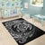Hawaiian Map Turtle Polynesian Circle Rug AH - Polynesian Pride