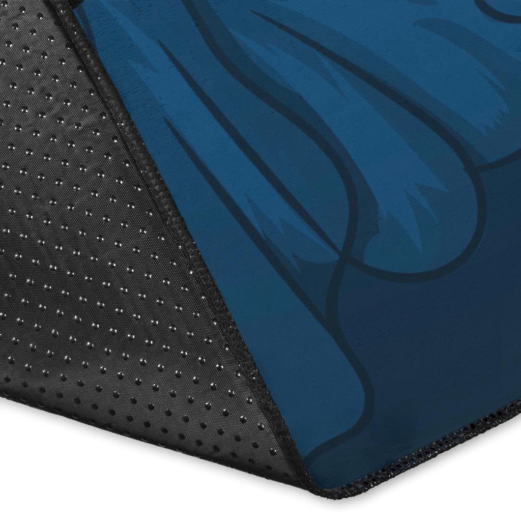 Hawaii Turtle Map Hibiscus Plumeria - Pastel Blue - Polynesian Pride