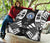 Northern Mariana Islands Premium Quilt - Northern Mariana Islands Seal Polynesian White Tattoo (Black) - Polynesian Pride