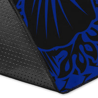 Hawaii Map Honu Hibiscus Polynesian Area Rug AH - Polynesian Pride