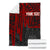 Samoa Personalised Premium Blanket - Samoa Seal With Polynesian Pattern In Heartbeat Style (Red) - Polynesian Pride