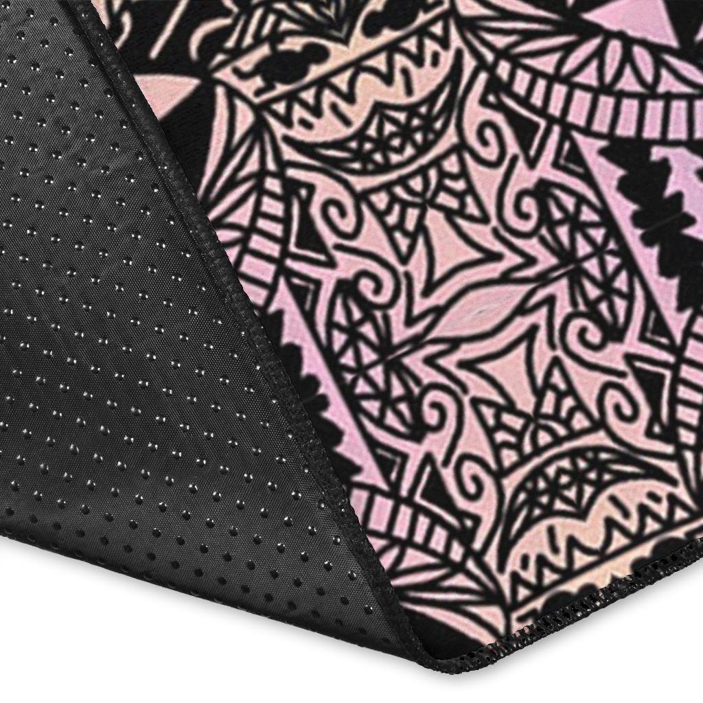 Polynesian Purple And Teal Area Rug - Polynesian Pride