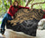Hawaii Polynesian Premium Quilt - Kanaka Maoli & Gold Turtle Hibiscus - Polynesian Pride