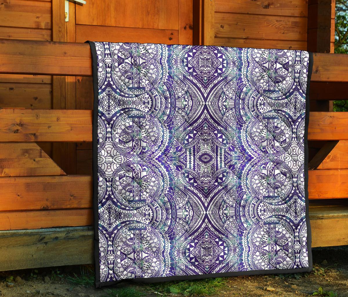 Polynesian Premium Quilt Violet - Polynesian Pride