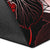 Cook Islands Polynesian Area Rugs - Turtle With Blooming Hibiscus Red - Polynesian Pride