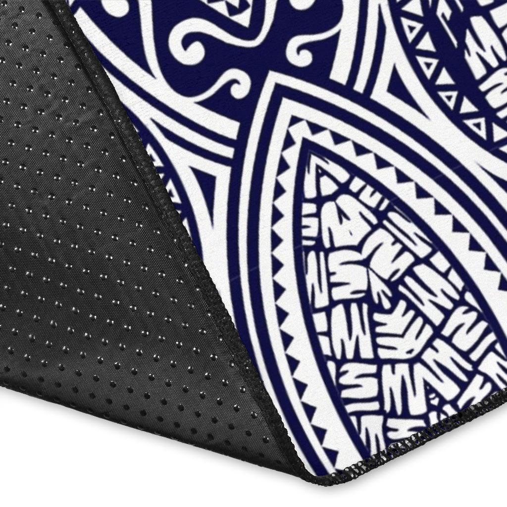 Polynesian Blue Dark Area Rug - Polynesian Pride
