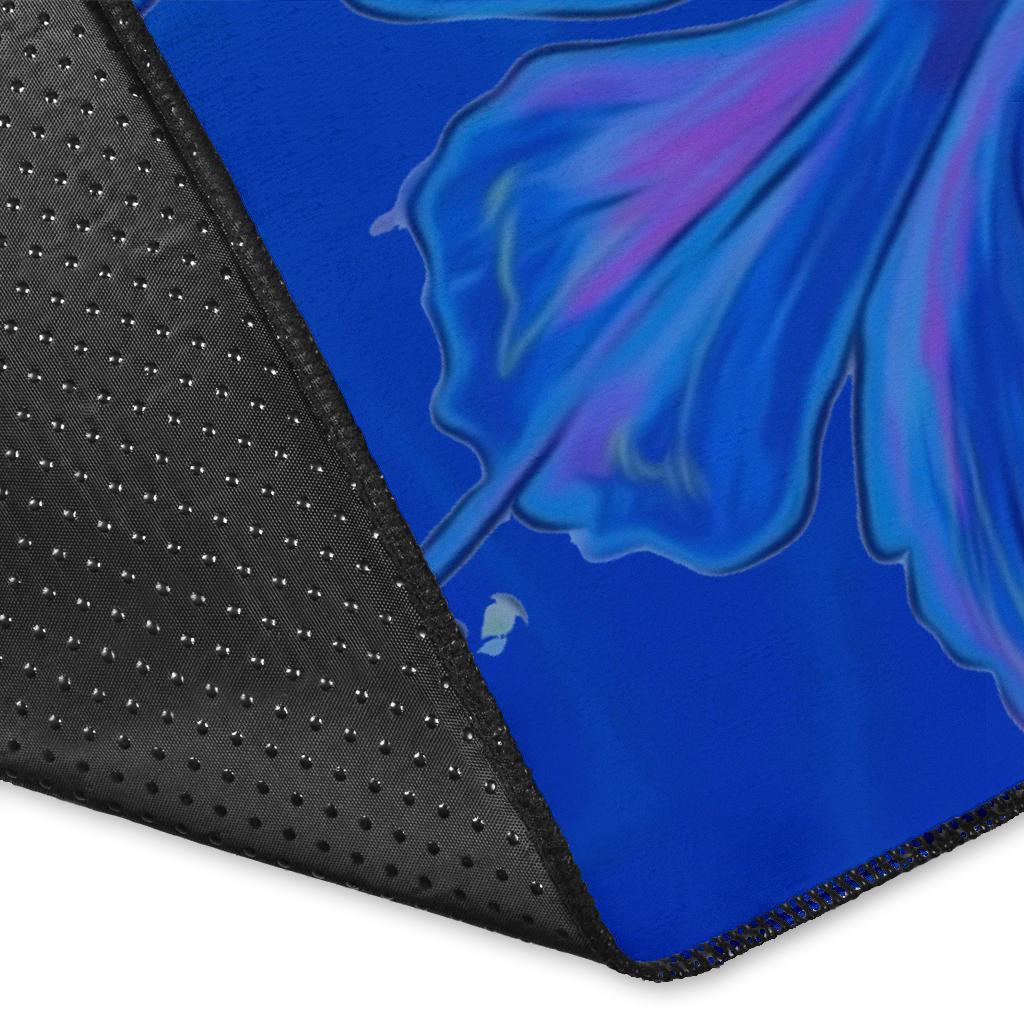 Turtle Hibiscus Ocean Area Rug AH - Polynesian Pride