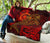 Chuuk Premium Quilt - Red Shark Polynesian Tattoo - Polynesian Pride