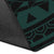 Royal Hibiscus Polynesian Tribal Area Rug Turquoise AH - Polynesian Pride