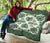 Hawaiian Kalo Coconut Pattern Premium Quilt - Green - Argu Style - AH - Polynesian Pride