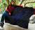 Hawaii Turtle Hibicus Map Premium Quilt - Blue - Polynesian Pride