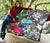 Guam Premium Quilt White - Turtle Plumeria Banana Leaf - Polynesian Pride